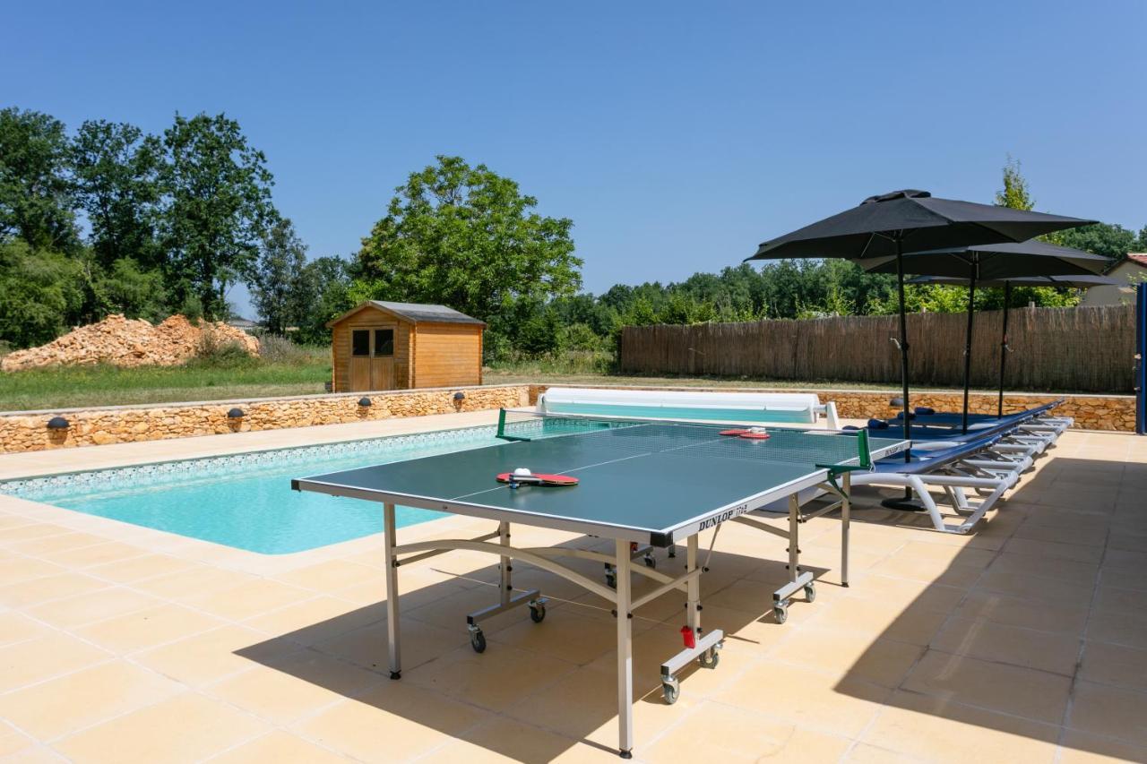 Luxury 3 Bed Home With Heated Swimming Pool Air Con And Boules Pitch Salignac-Eyvigues Экстерьер фото